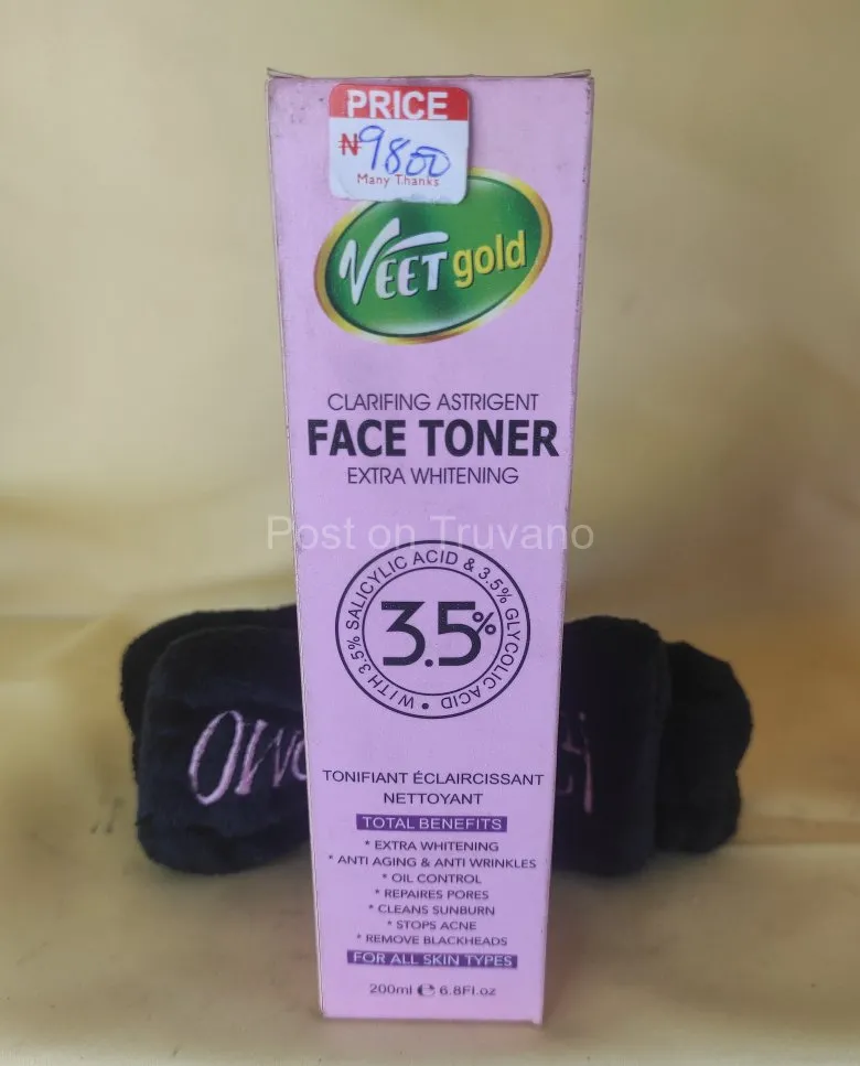 Veetgold Clarifying Astringent Face Toner