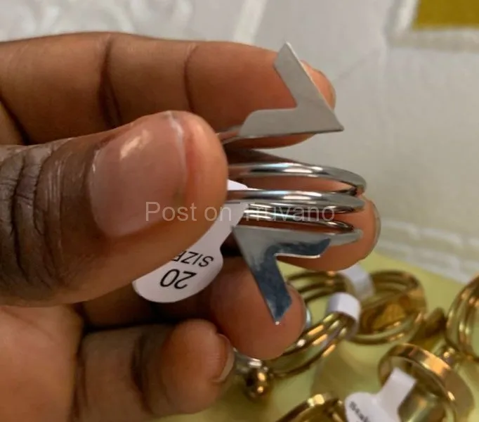 Stainless steel silver Ring