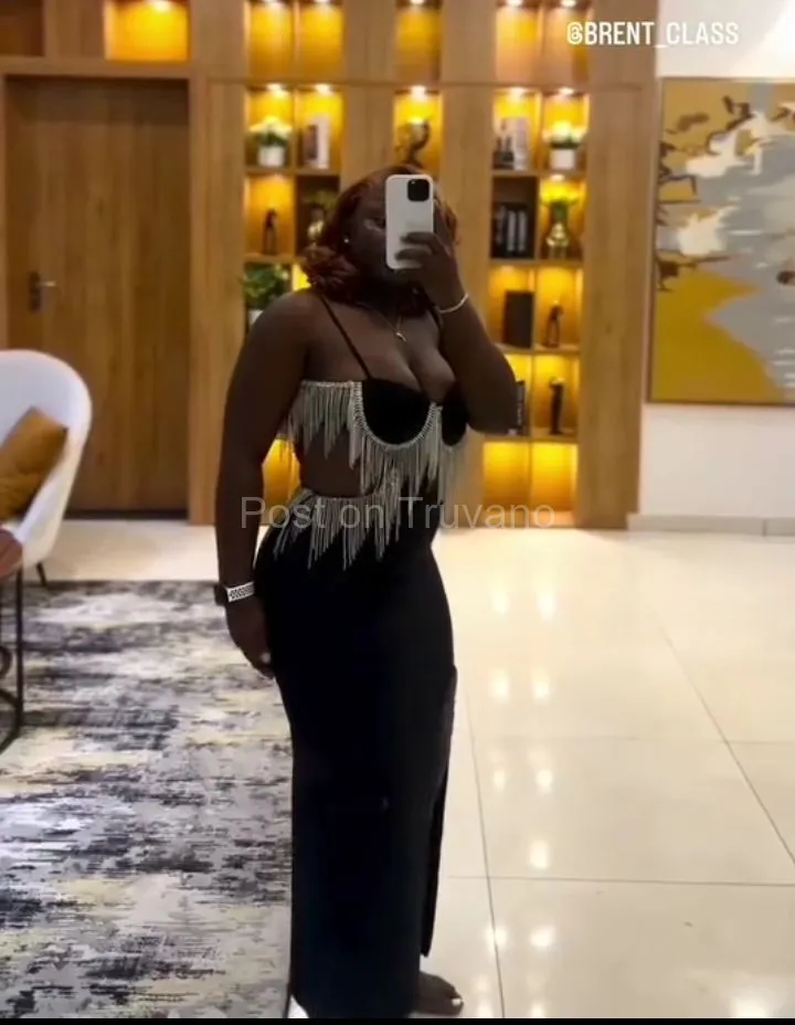 Jerlyn Diamond Tassels Slit Bandage Dress